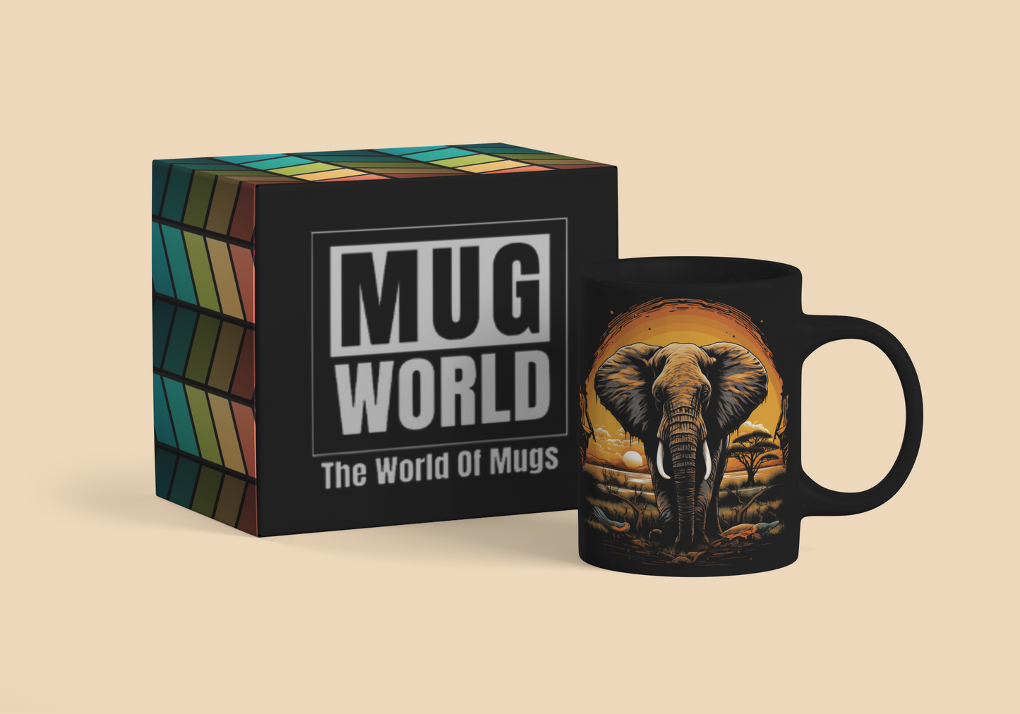 MugWorld Designer Coffee Mugs (Black)