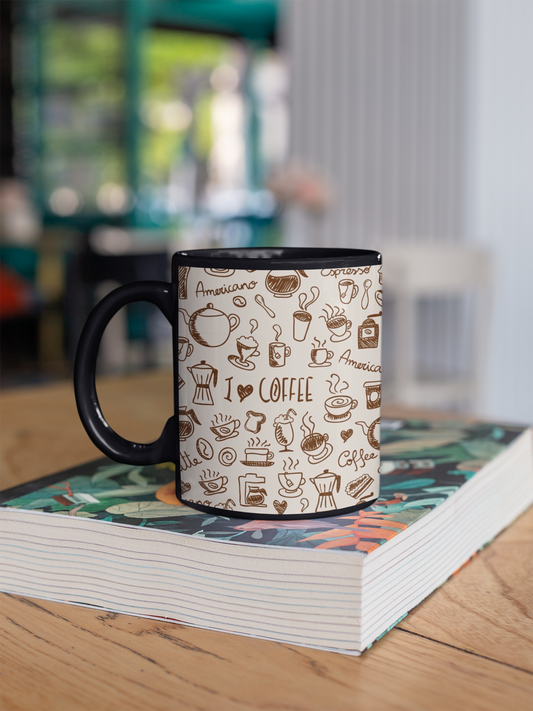 MugWorld Designer Coffee Mugs (Black)