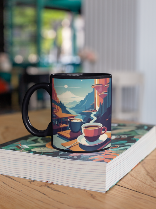 MugWorld Designer Coffee Mugs (Black)